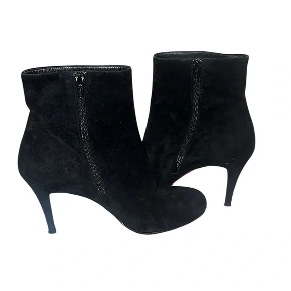 Christian Louboutin Classic Black Ankle Booties - Picture 3 of 6